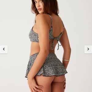 NWT Frankie’s Bikinis Izabella bottom size medium  BOTTOM ONLY
